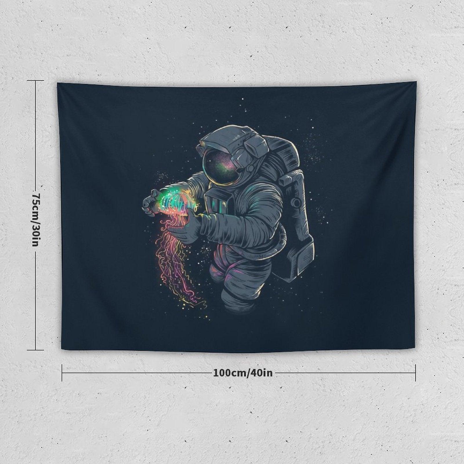 Astronaut Jellyspace Tapestry