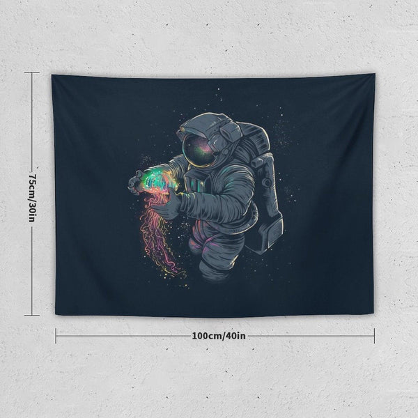 Astronaut Jellyspace Tapestry