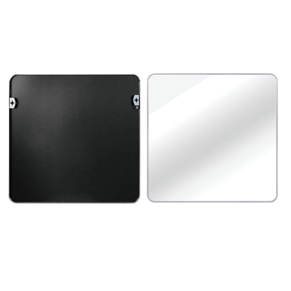 Metal Framed Square Bathrrom Mirror for Wall, Modern Vanity Bathroom Wall Mirror