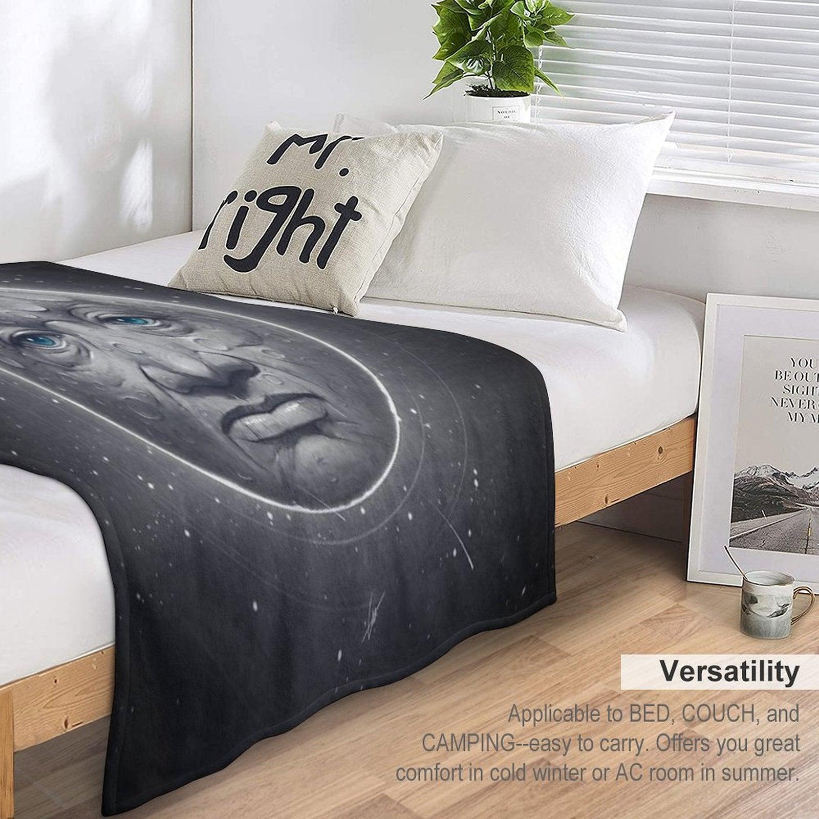 The Moon Throw Blanket