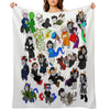 All The Character Throw Blanket