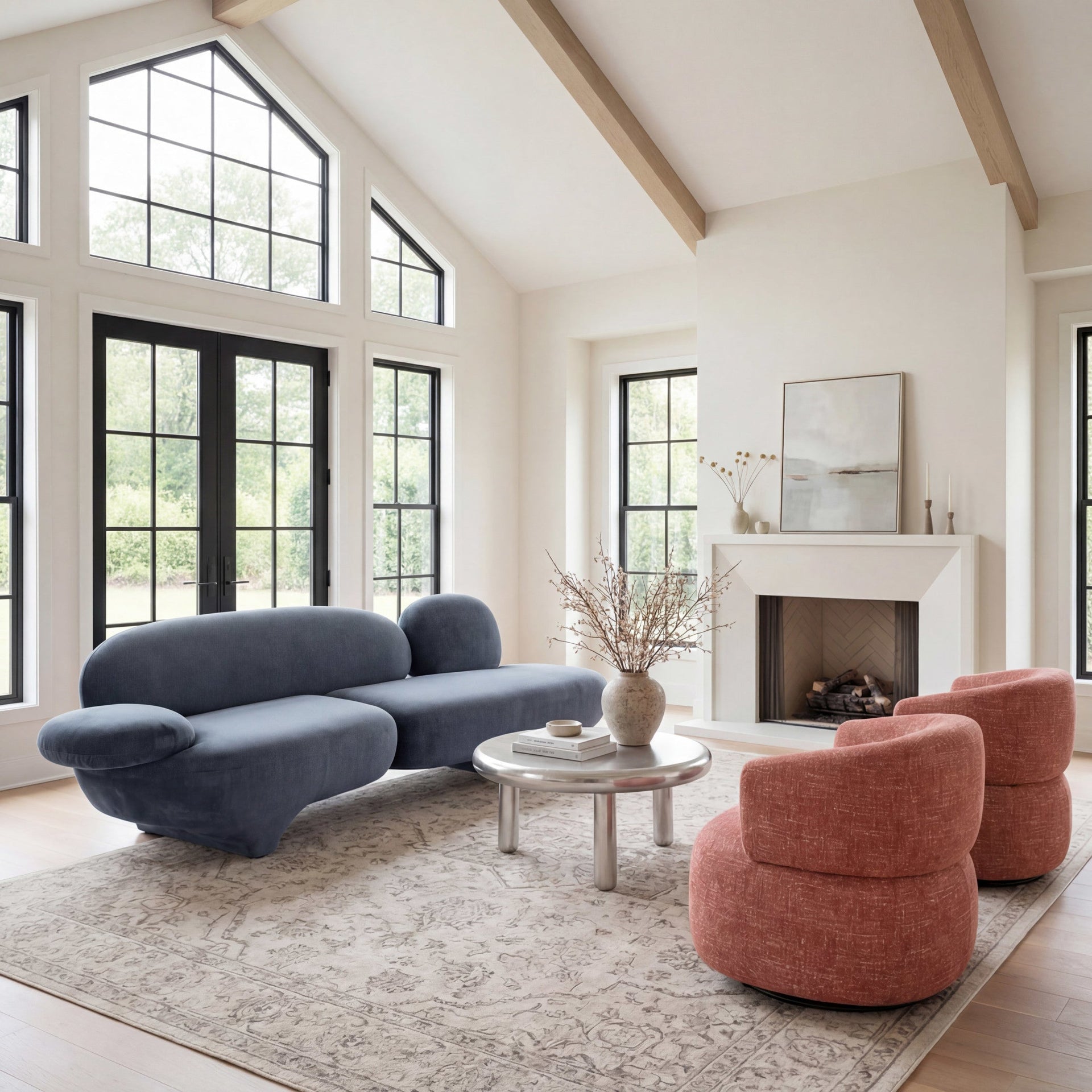 Arian Coffee Table Silver
