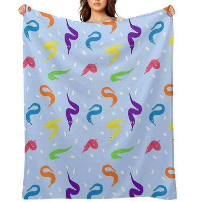 Worm on A String Babey! Throw Blanket