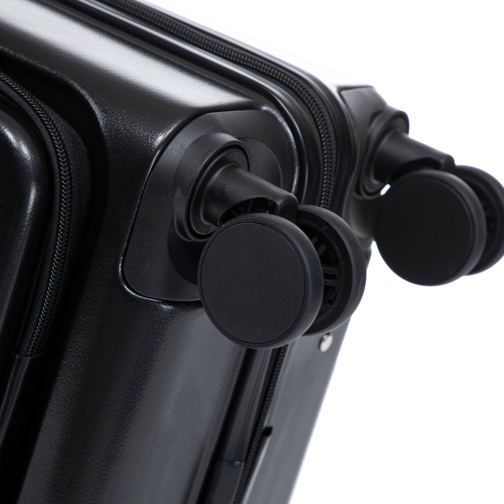 14' & 20' ABS Spinner Wheel Luggage Set with Cosmetic Case