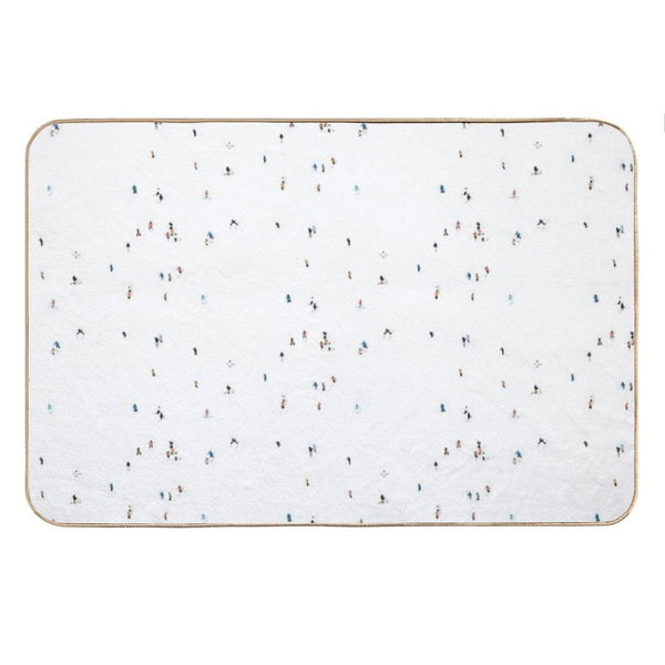 Ski Slopes Bath Mat