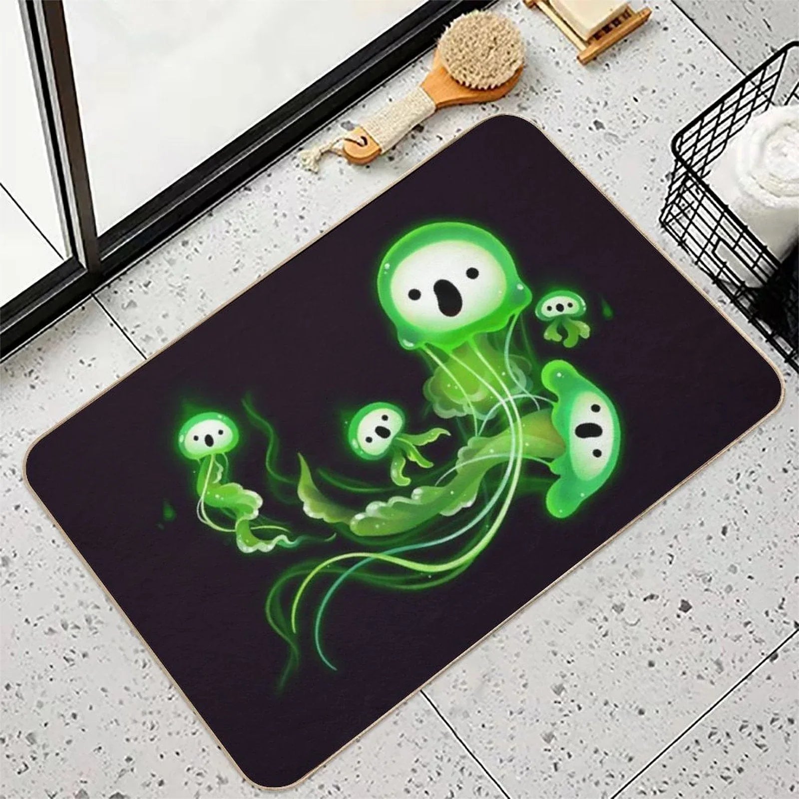 Ghost Jellyfish Bath Mat