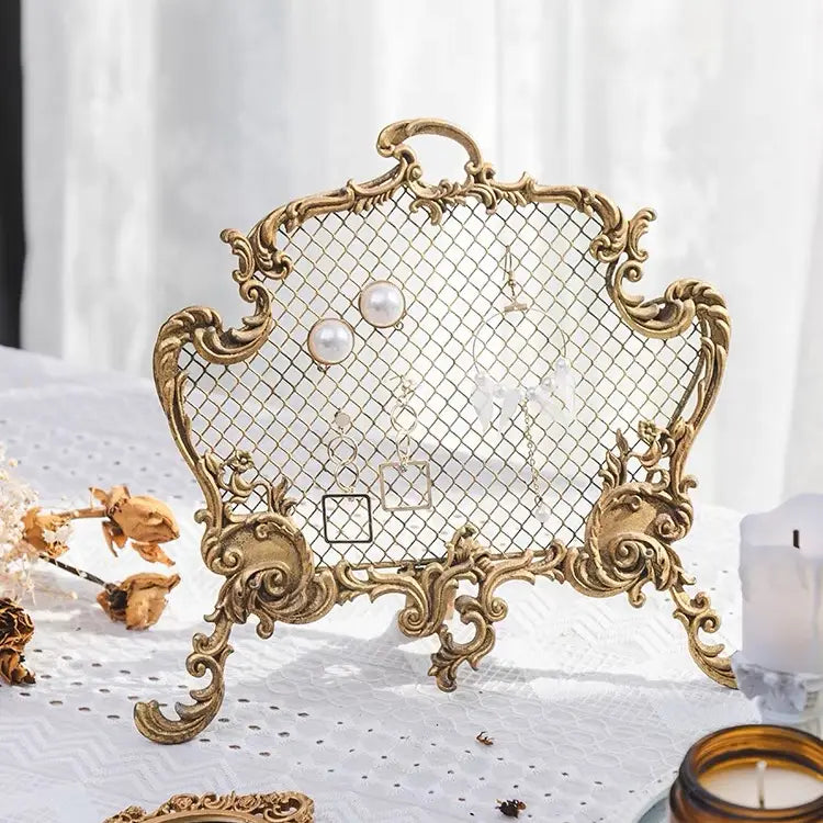 PEWTER JEWELRY SHELF