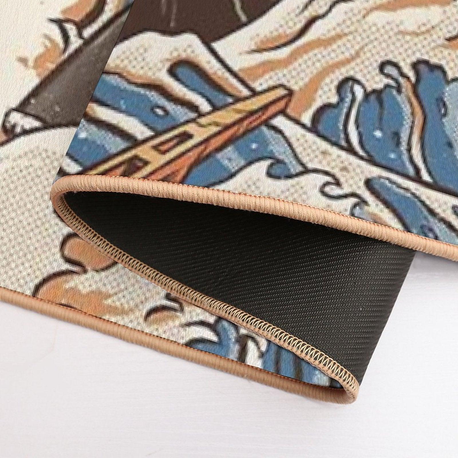 Great Sushi Dragon  Repositionable Bath Mat