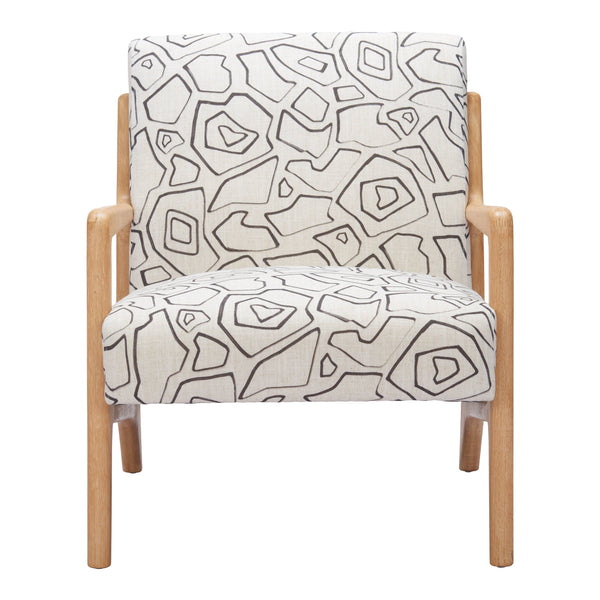 Runa Accent Chair Beige & Natural