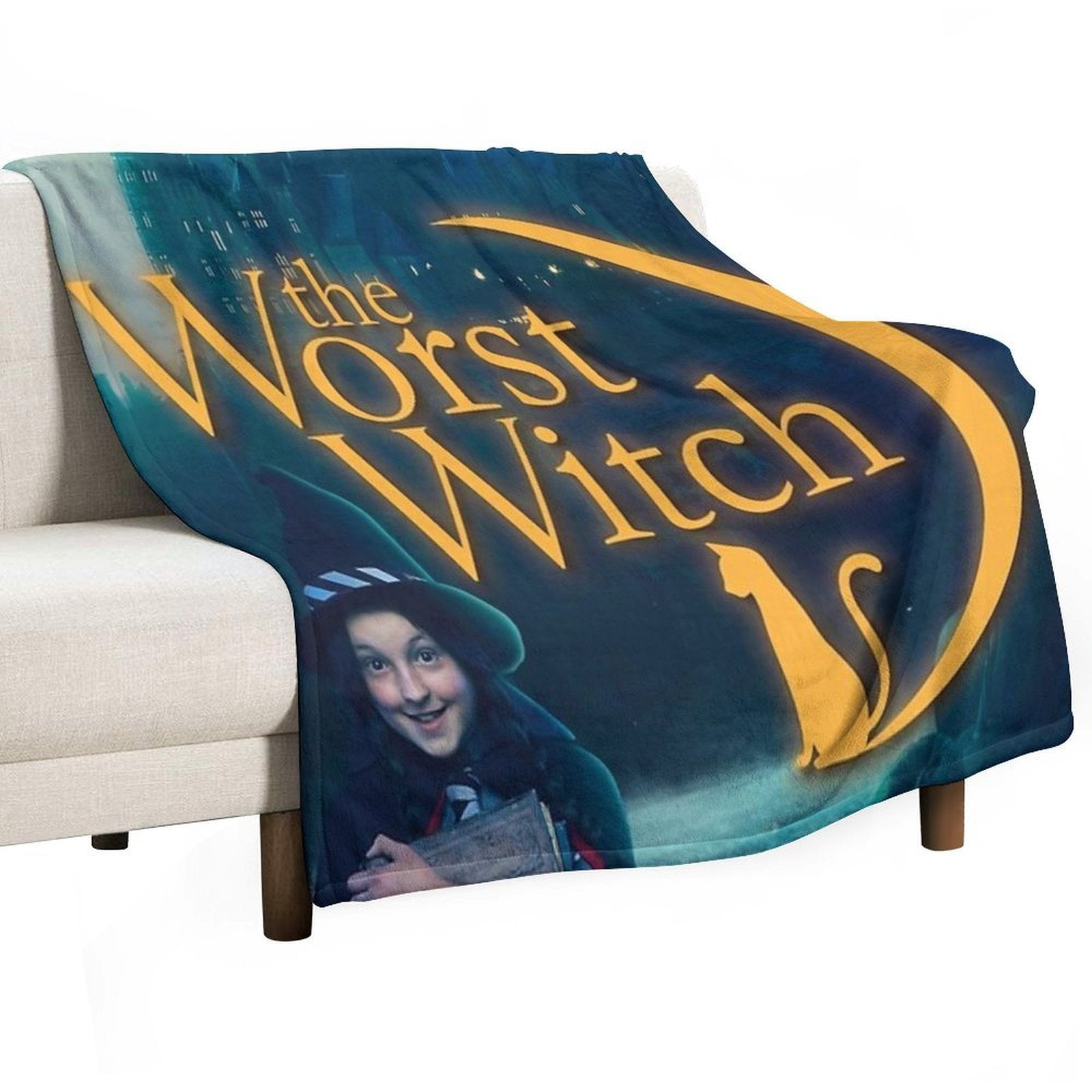 The Worst Witch Easy Care Throw Blanket
