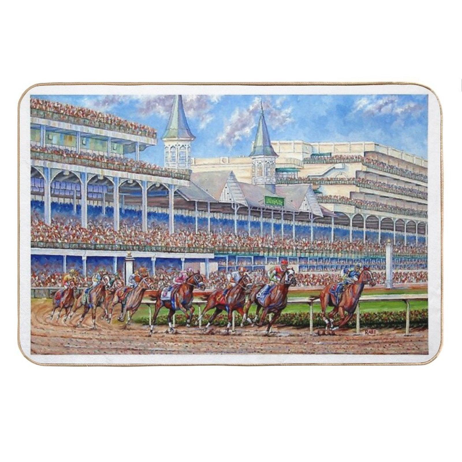 The Kentucky Derby - Leading The Field Bath Mat