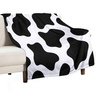 Cow Print All-season Throw Blanket
