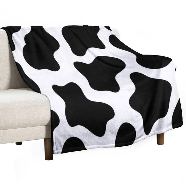 Cow Print All-season Throw Blanket