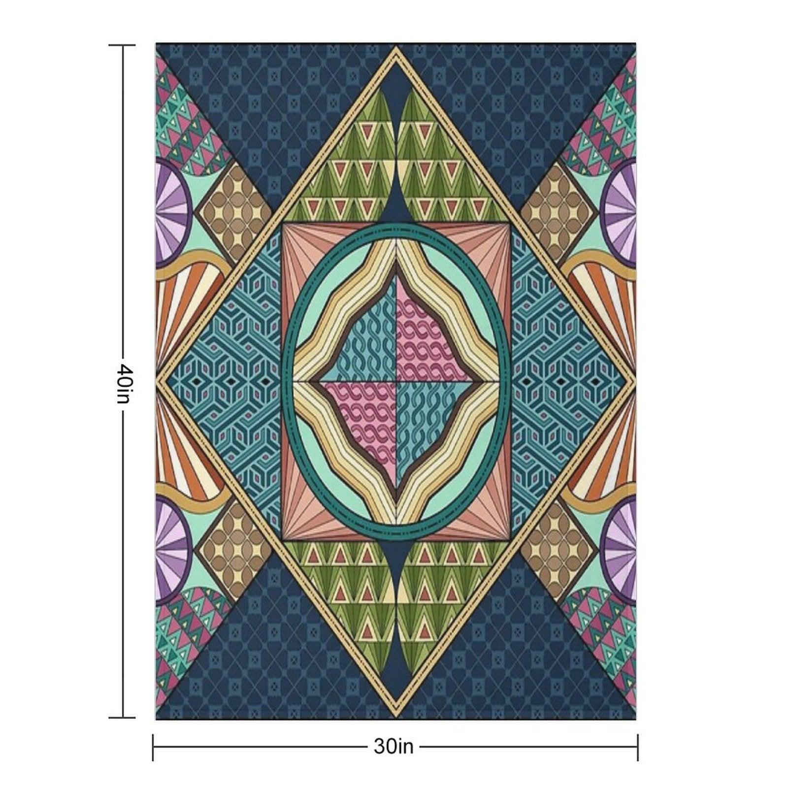 Vintage Pattern Throw Blanket