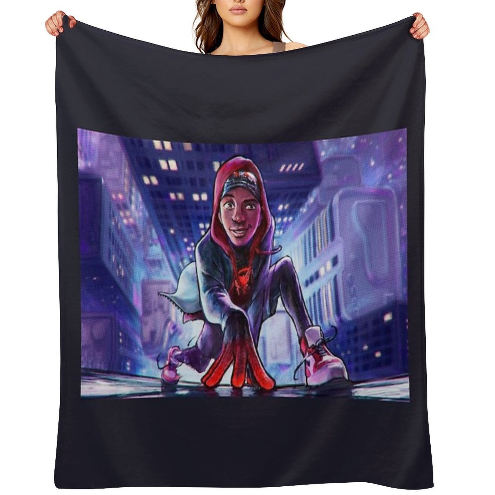 Miles Morales Compact Throw Blanket