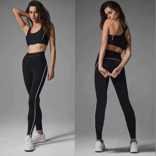 Premium Yoga Set - High-Waisted Leggings & Sports Bra GOODSPHORIA.COM