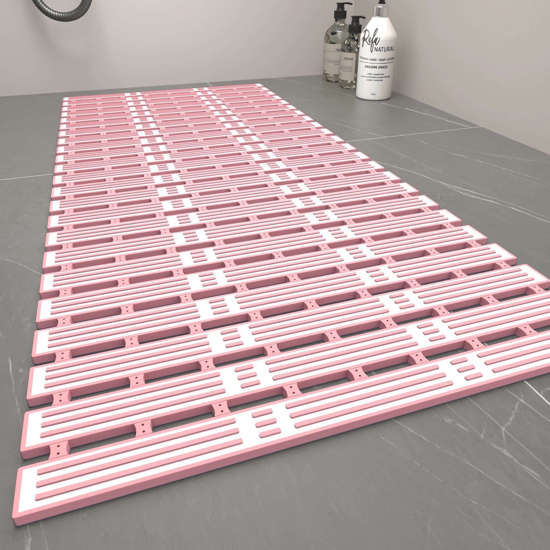 Bamboo-Strand Drainage Bathroom Non-Slip Mat