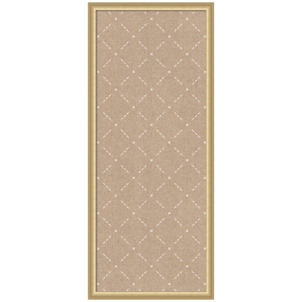 Pinboard Beige Lattice Pattern