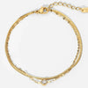 Double-Layered Herringbone Diamond Bracelet