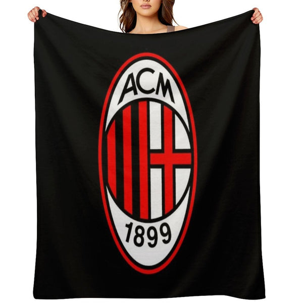 AC Milan Classic . Lightweight Throw Blanket