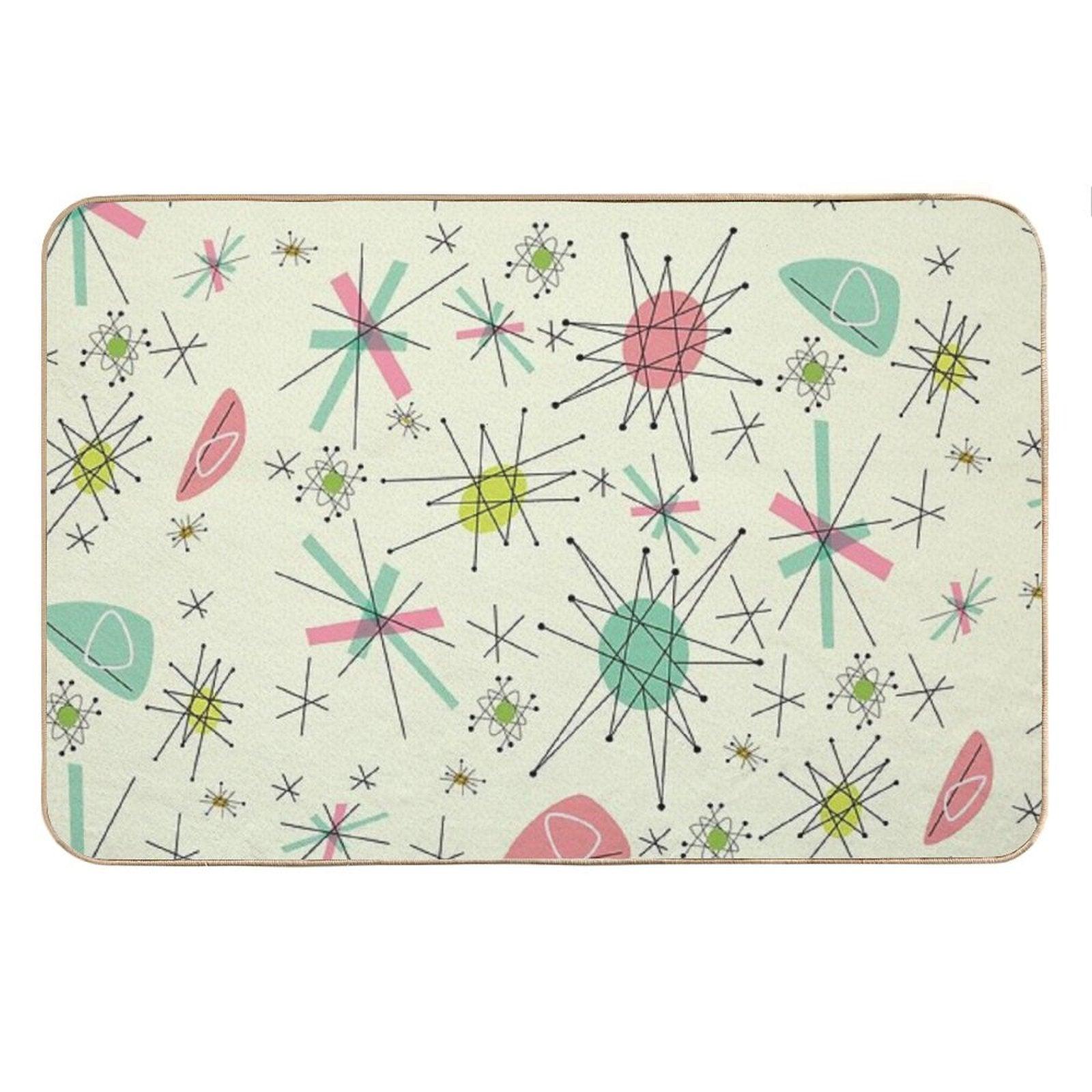 Atomic 50s Bath Mat