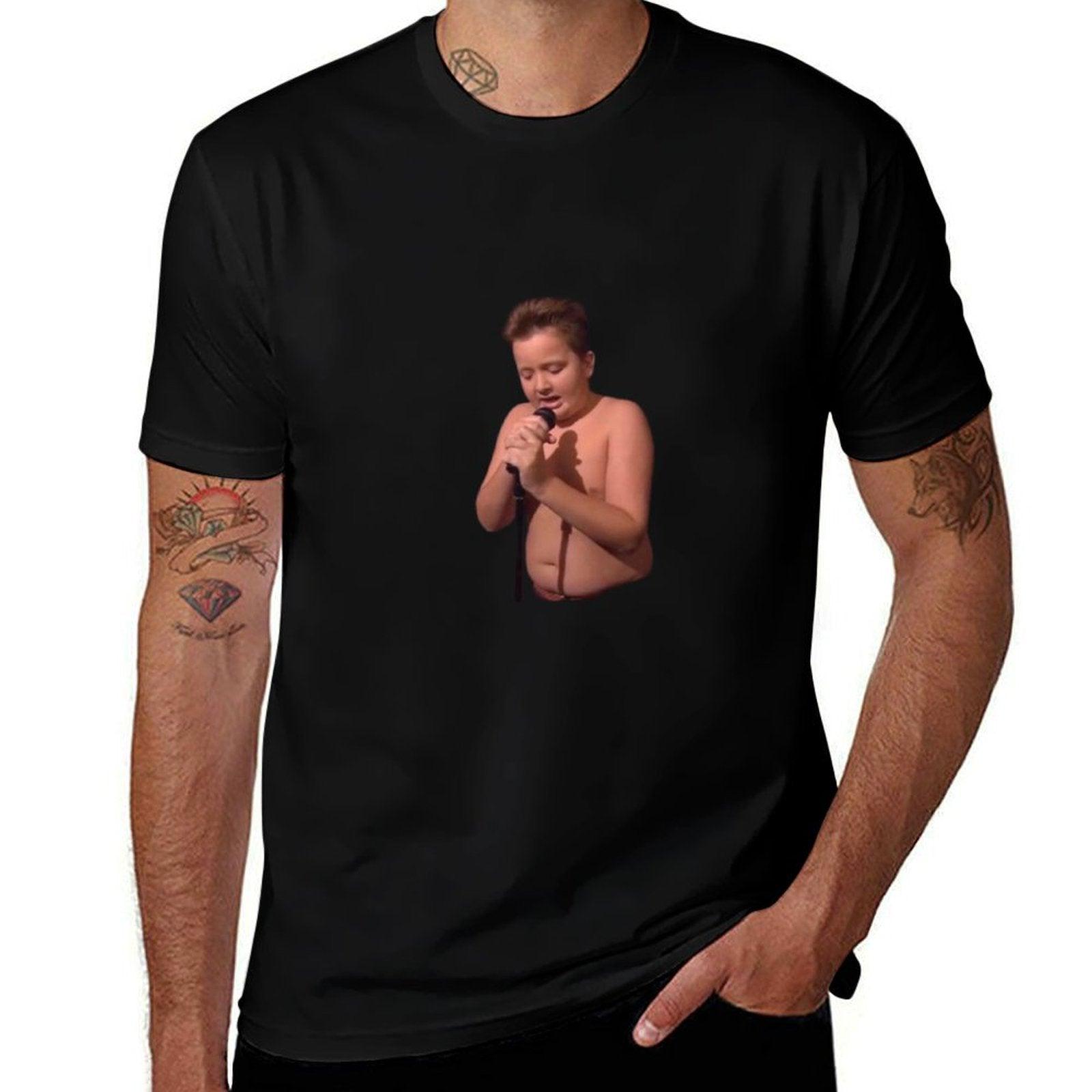 Gibby Singing - ICarly  Rolled Sleeves T-Shirt