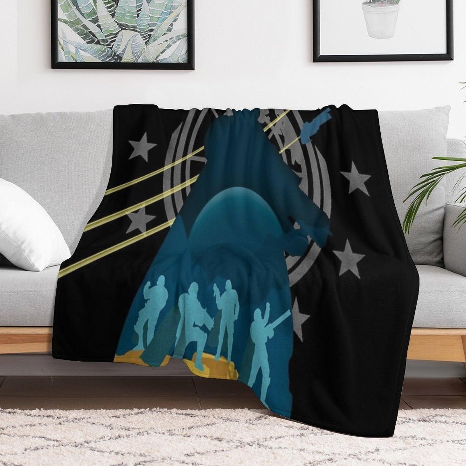 Super Earth Is Calling Throw Blanket