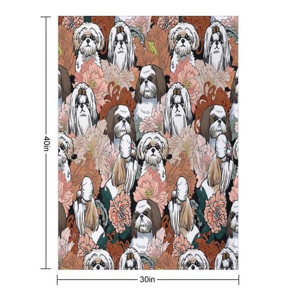 Because Shih Tzu Gift-ready Throw Blanket