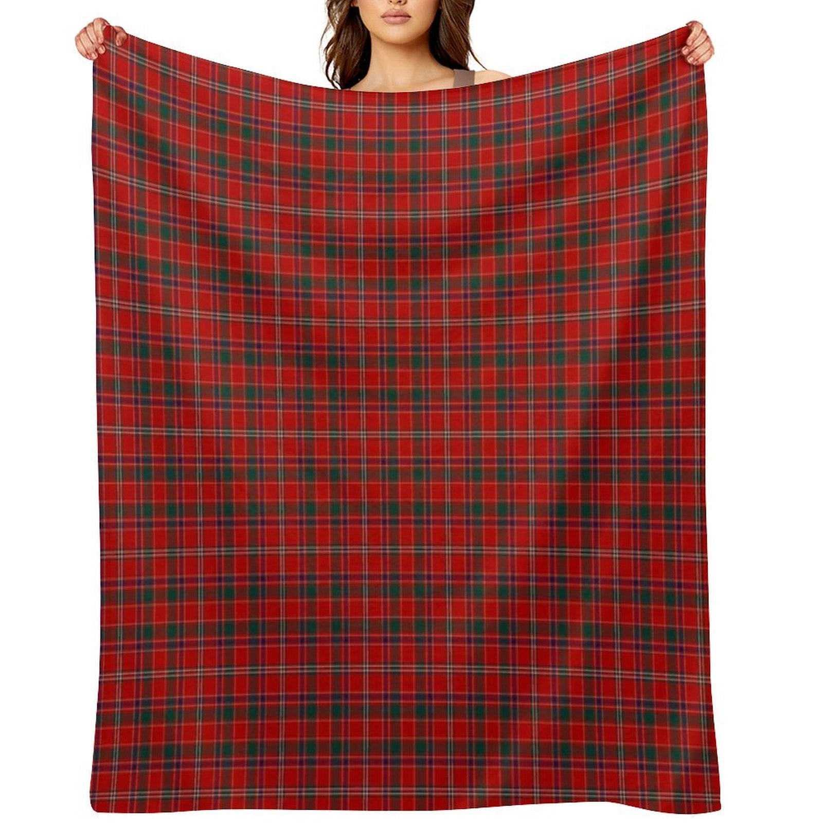 Clan Munro Tartan Machine-washable Throw Blanket