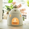 White Beehive Tealight Wax Warmer