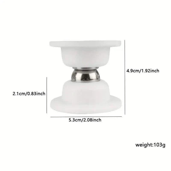2-Pack: Heavy-Duty Magnetic Door Stopper