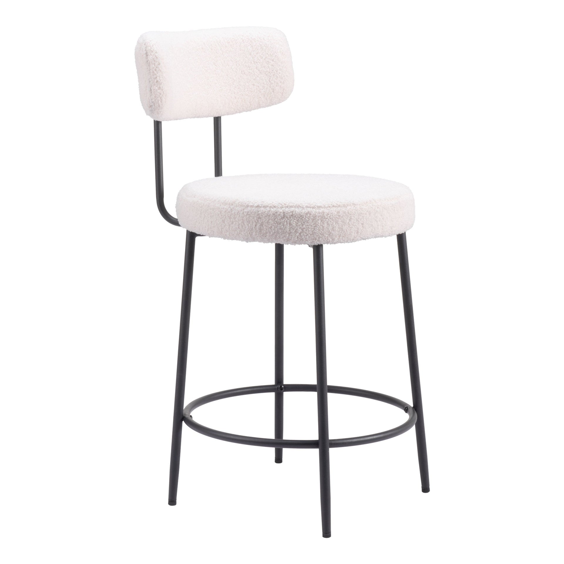 Blanca Counter Stool (Set of 2) Ivory