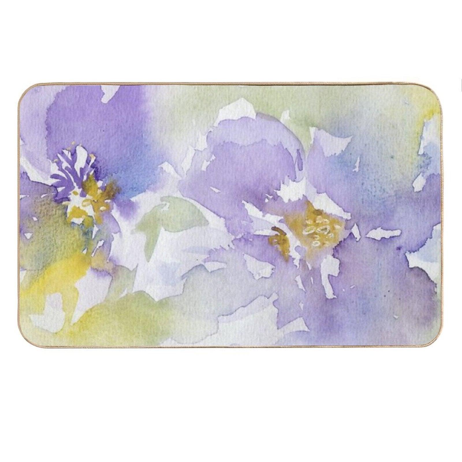 Watercolour Flowers Nr 153 Bath Mat