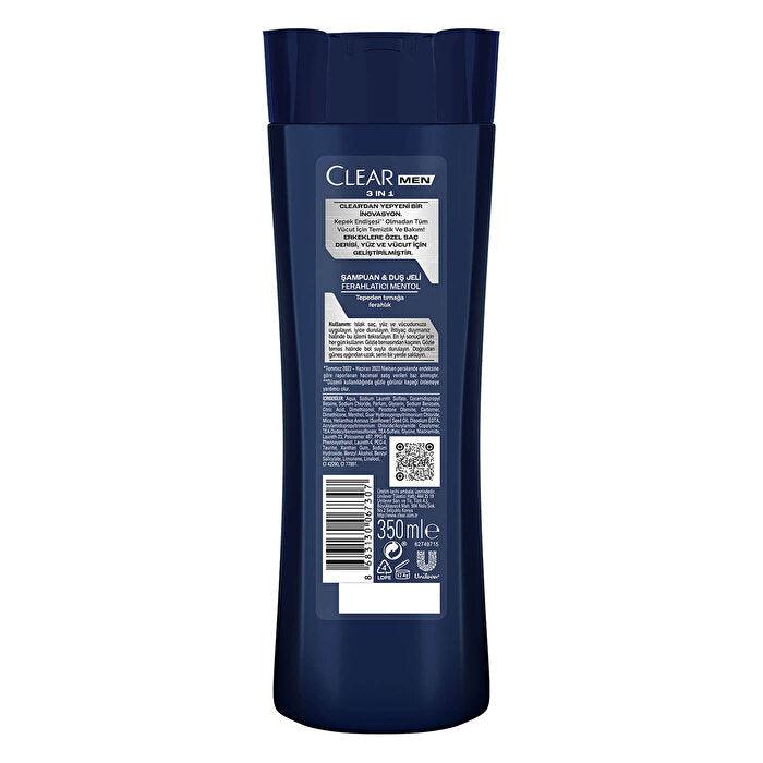 Clear Men Dandruff Care Shampoo - 13.5 Fl Oz | Deep Cleansing
