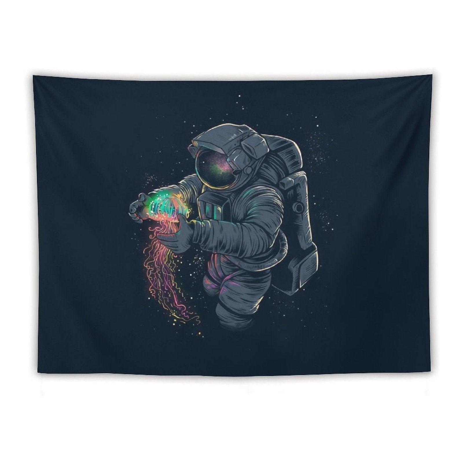 Astronaut Jellyspace Tapestry