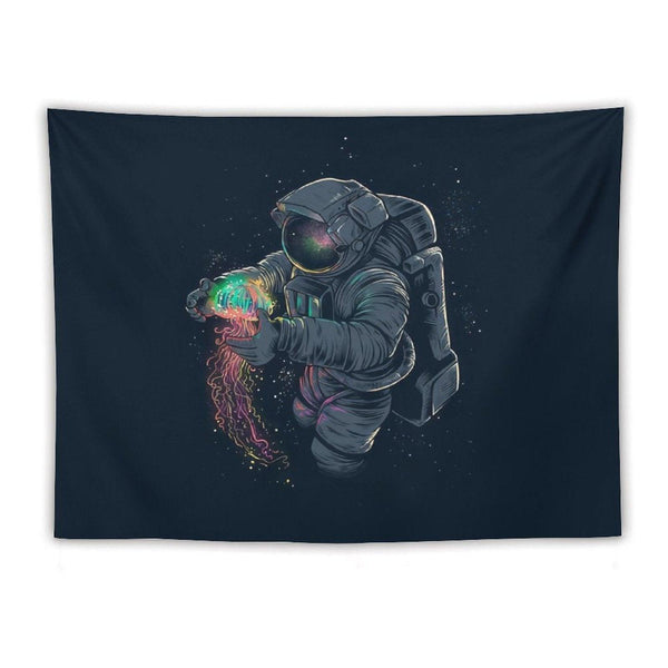 Astronaut Jellyspace Tapestry