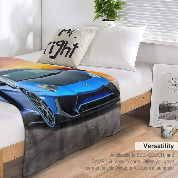 Lambo Aventador Sport Car Comfort Throw Blanket