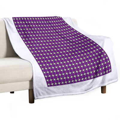 Star Mauve Design Pattern Compact Throw Blanket