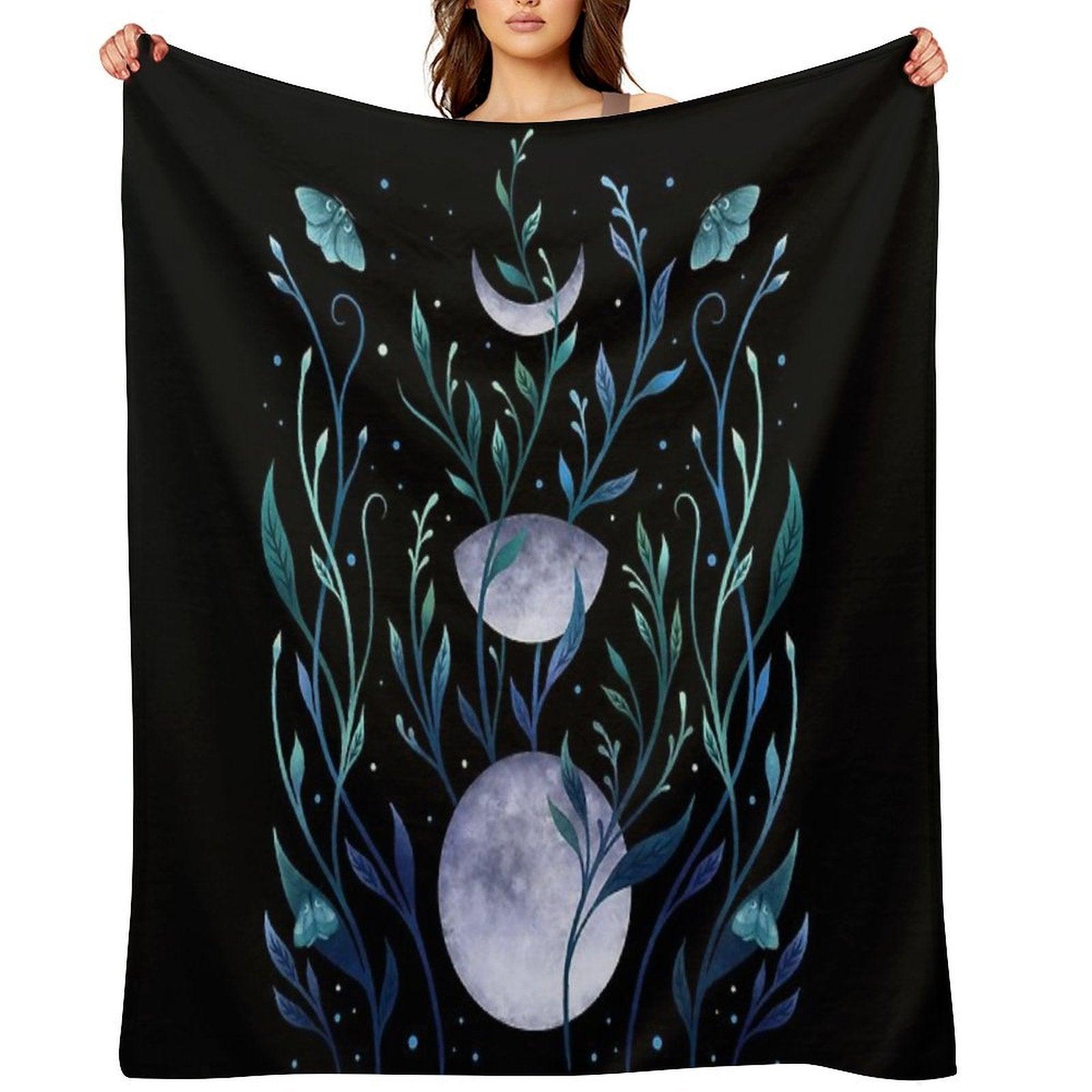 Phase & Grow - Teal Throw Blanket