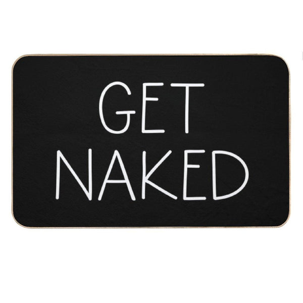 Get Naked Black Bath Mat