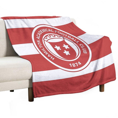 Hamilton FC Home Kit Eco-conscious Throw Blanket