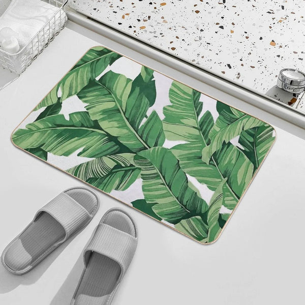 Tropical Banana Leaves VI Bath Mat