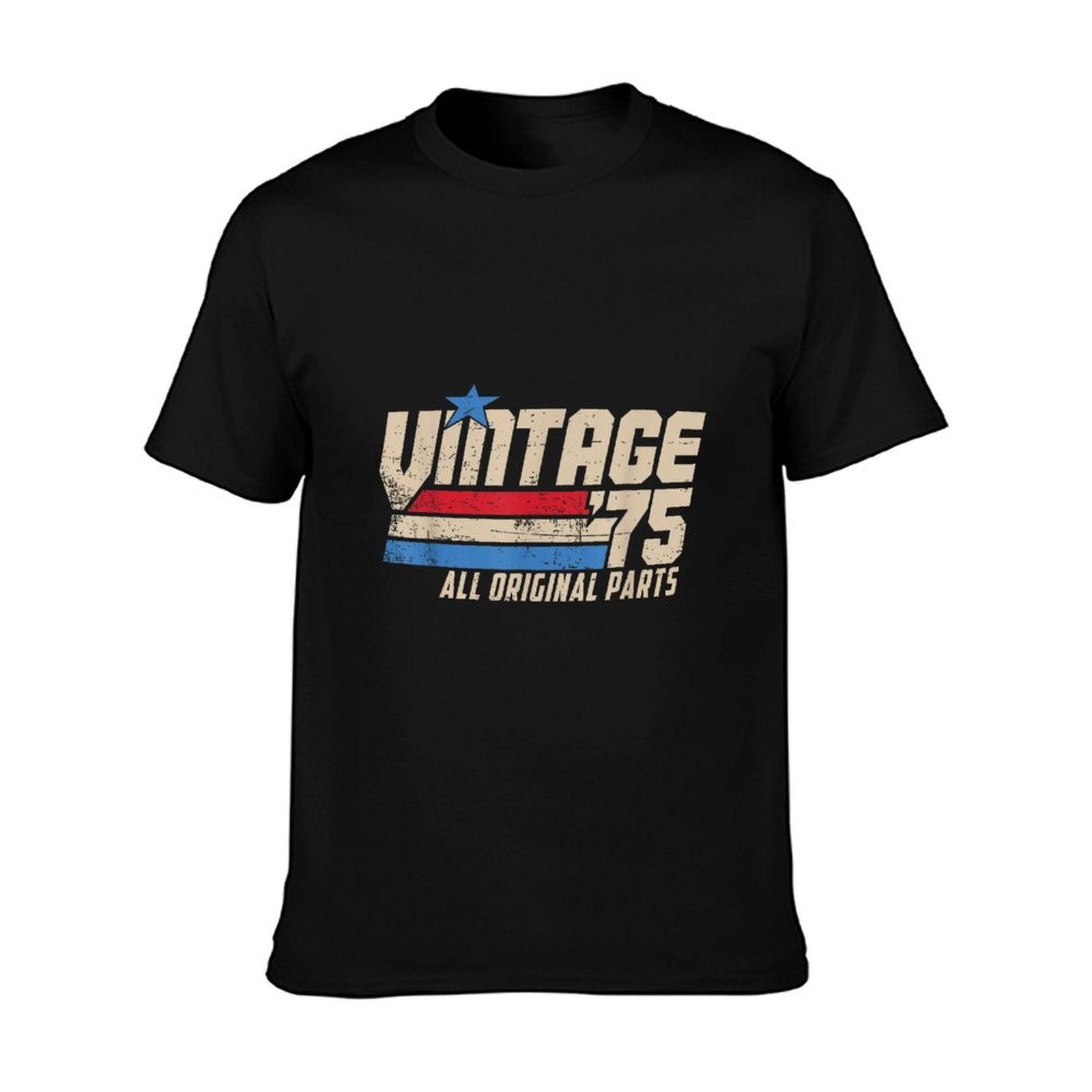 Vintage '75 Retro Birthday Top for Men 50th 1975 Dad USA 50 T-Shirt