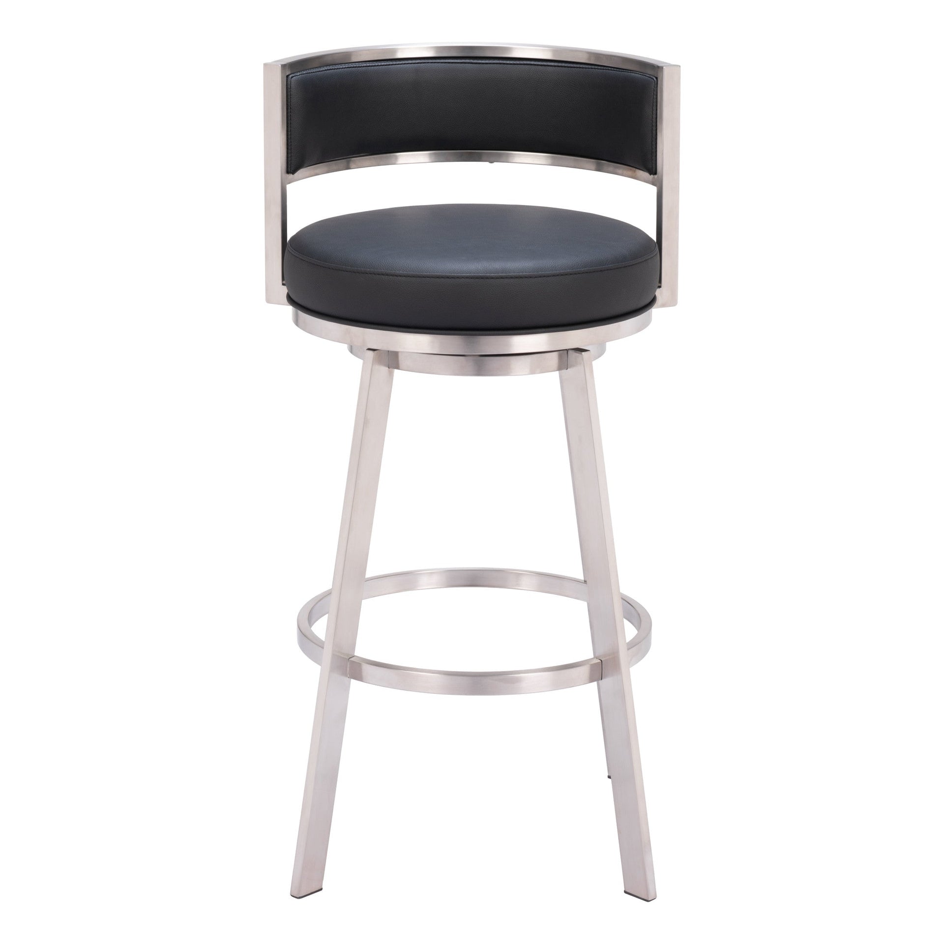 Gimsby Swivel Barstool Black