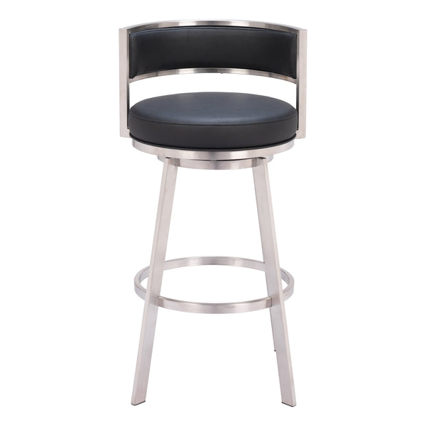 Gimsby Swivel Barstool Black