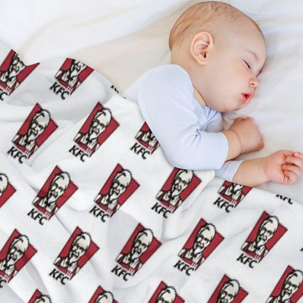 Fast Food Chicken Restaurant KENTUCKY Throw Blanket