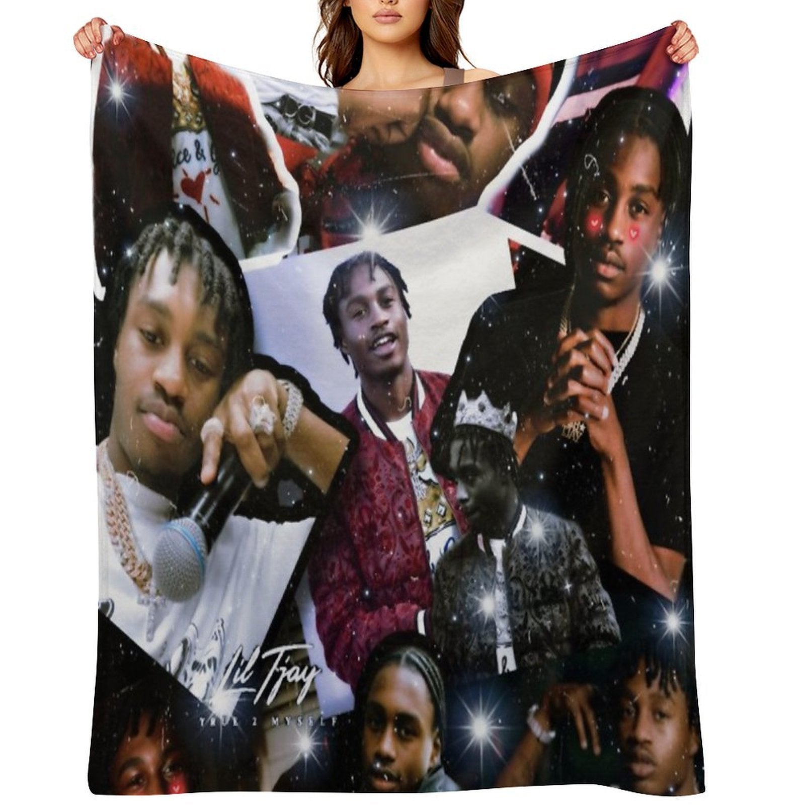 Lil Tjay, Hip-Hop, True 2 Myself, GOAT Velvety-soft Throw Blanket