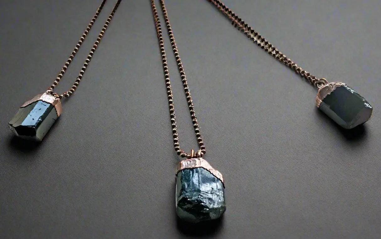 Copper Black Tourmaline Pendant Grounded Confidence | By Blackbird & Sage