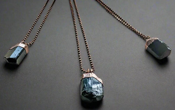 Copper Black Tourmaline Pendant Grounded Confidence | By Blackbird & Sage