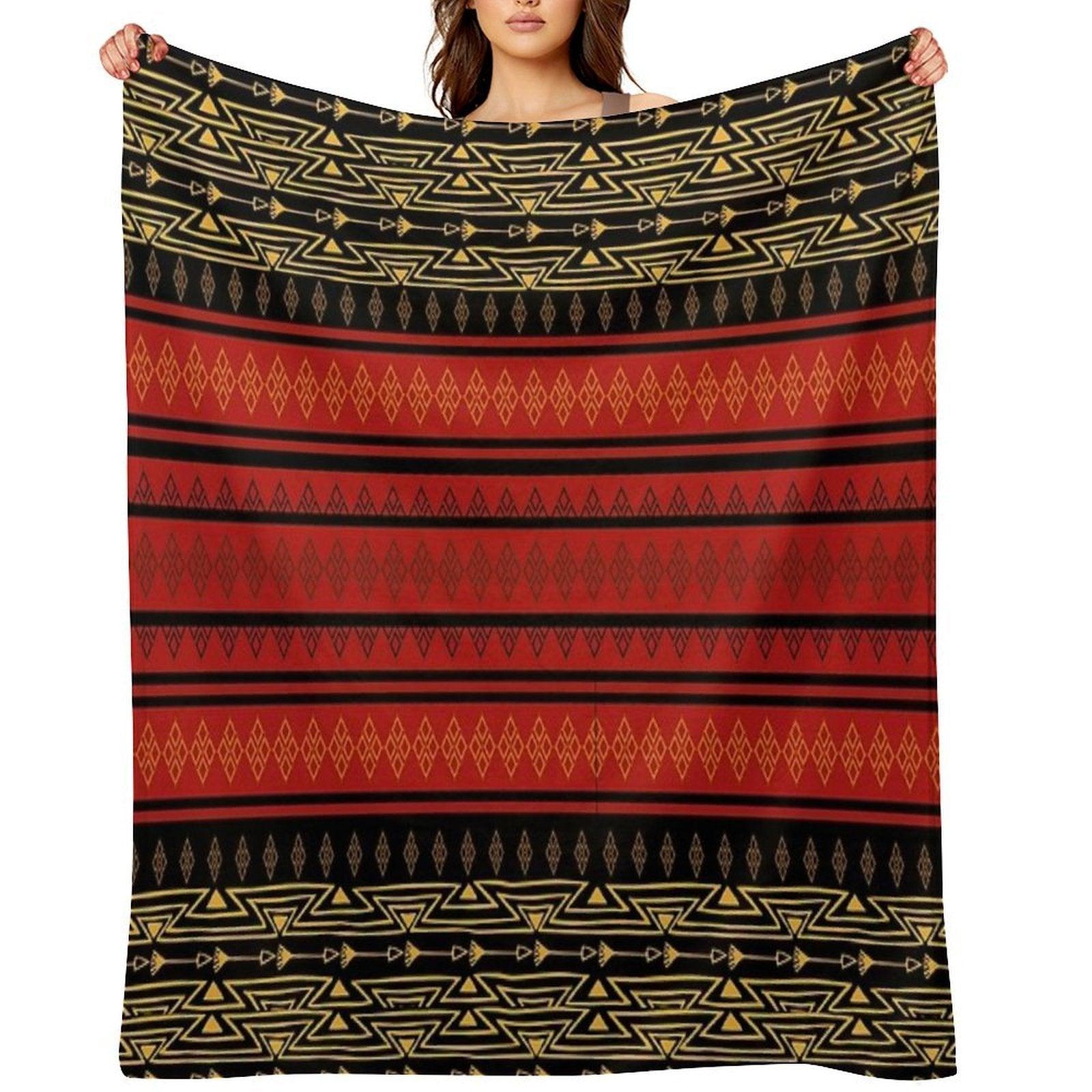 Igorot Pattern Throw Blanket